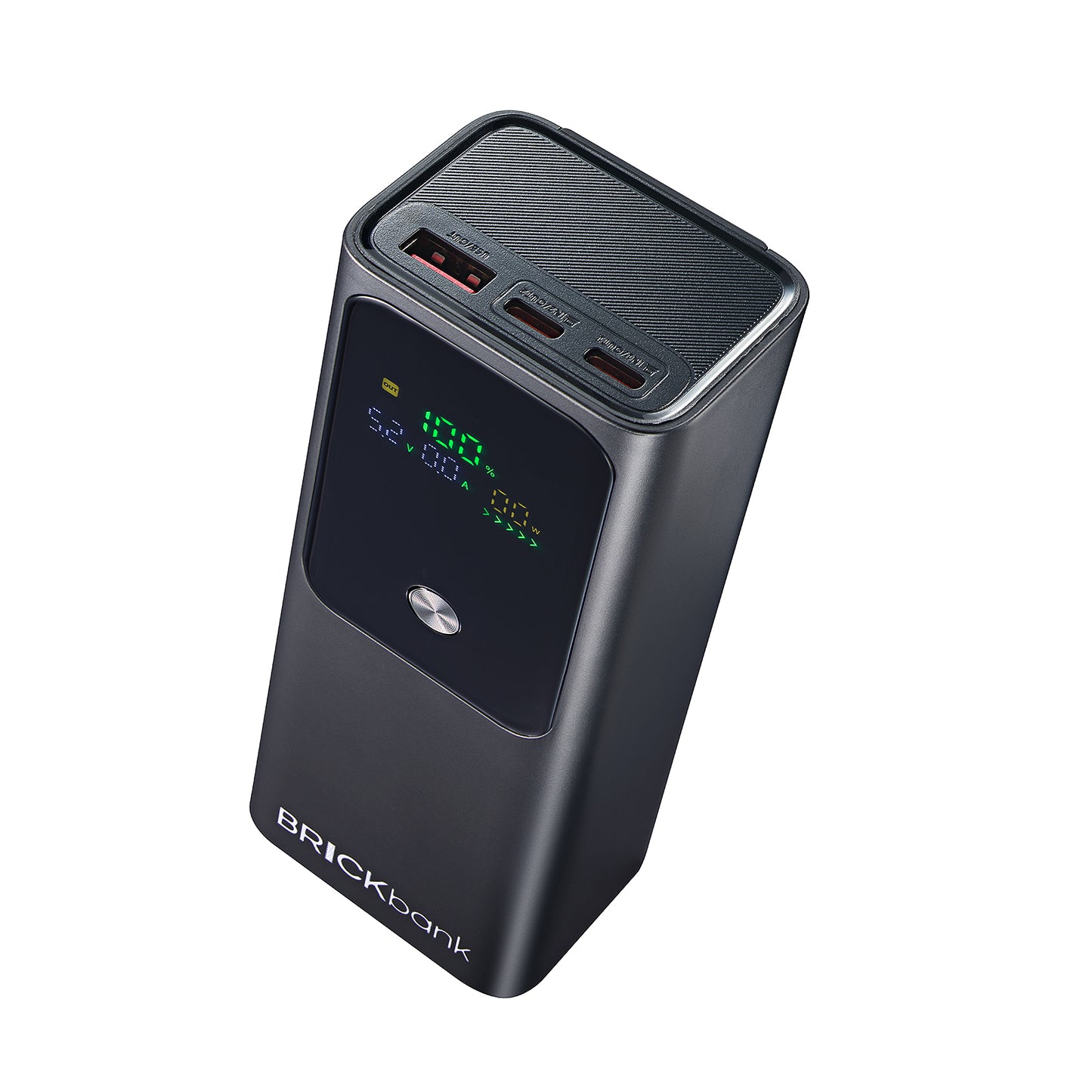 Brickbank 100W PD, 20,000mAh 3xUSB Powerbank with Digivue Display