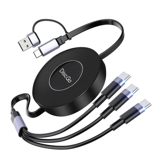 DiscGo Trí 3-in-1 Retractable Cable Set